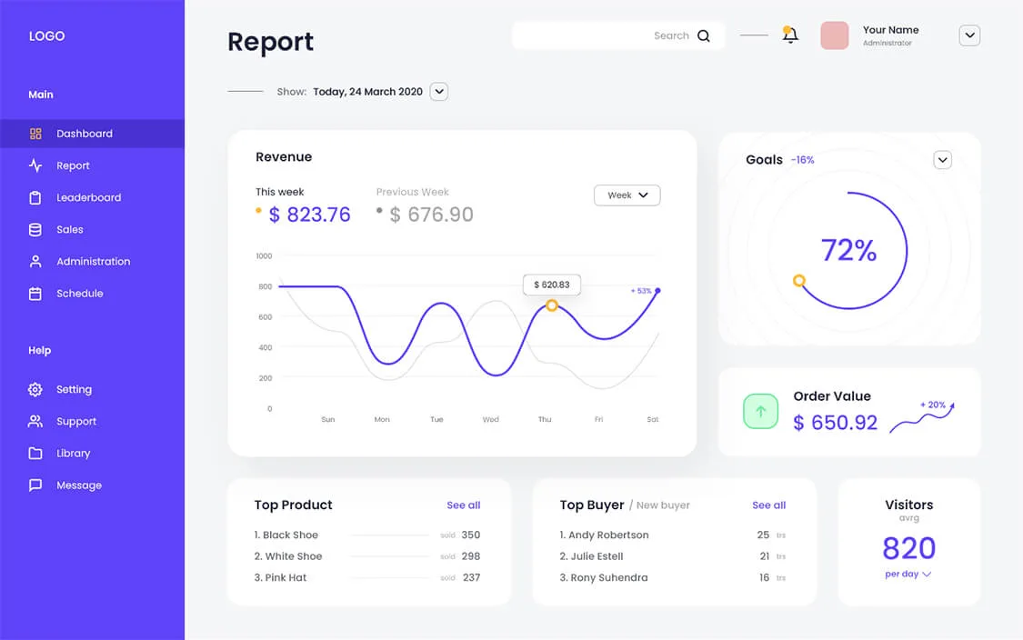 Let’s See Awesome Software UI Design Scrrenshot - 世界杯